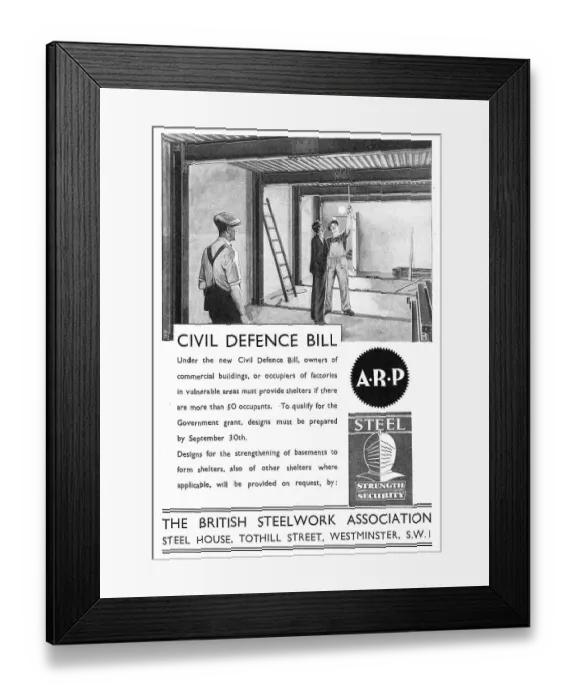 Framed Print : The British Steelwork Association Framed Print : The British Steelwork Association