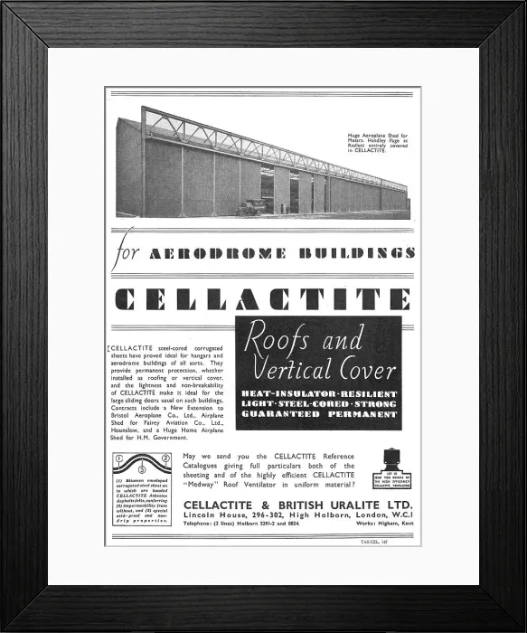 Framed Print : Cellactite Steel Cored Corrugated Sheets