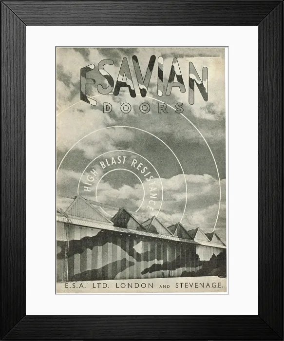 Framed Print : Esavian Hangar Doors Framed Print : Esavian Hangar Doors