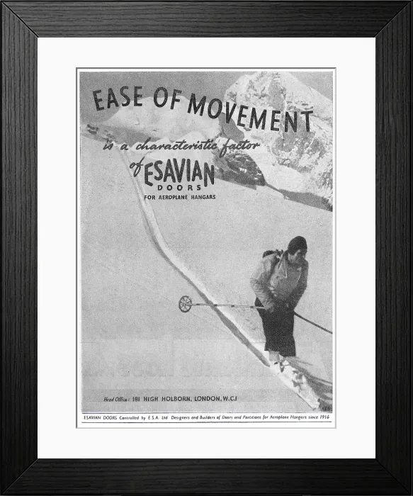 Framed Print : Esavian Hangar Doors Framed Print : Esavian Hangar Doors