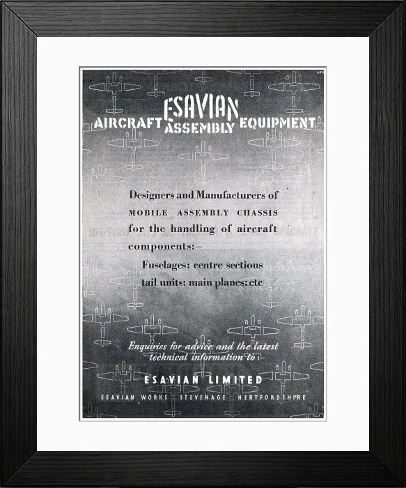 Framed Print : Esavian Aircraft Assembly Equipment Framed Print : Esavian Aircraft Assembly Equipment