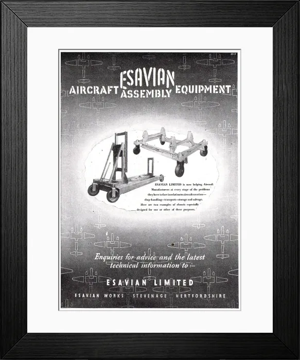 Framed Print : Esavian Aircraft Assembly Equipment Framed Print : Esavian Aircraft Assembly Equipment