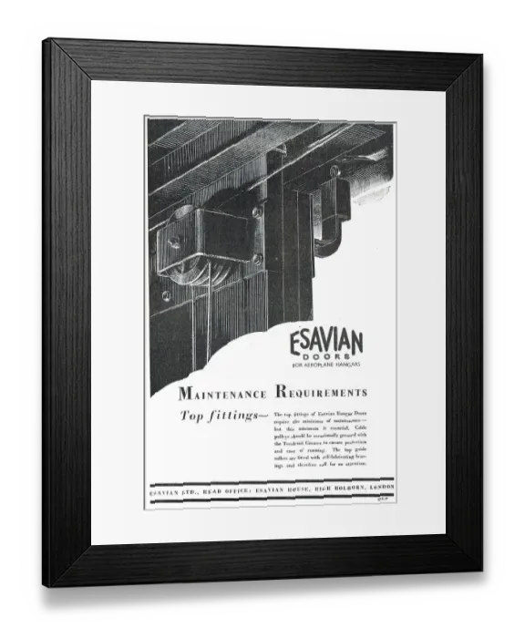 Framed Print : Esavian Hangar Doors Framed Print : Esavian Hangar Doors