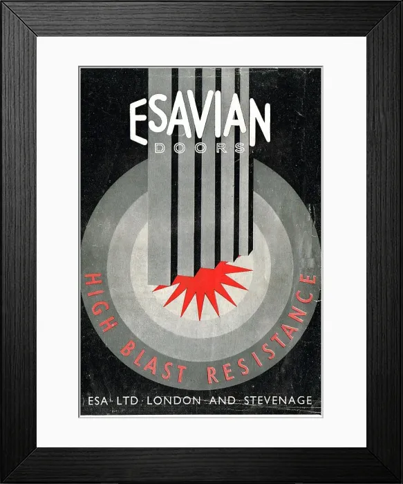 Framed Print : Esavian Hangar Doors Framed Print : Esavian Hangar Doors