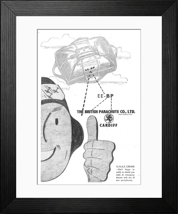 Framed Print : British Parachute Framed Print : British Parachute