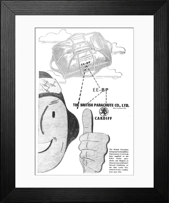 Framed Print : British Parachute Framed Print : British Parachute