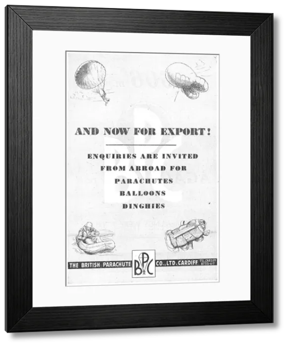 Framed Print : British Parachute Cardiff Framed Print : British Parachute Cardiff