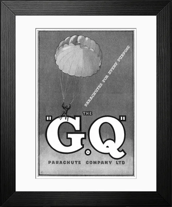 Framed Print : GQ Parachutes Framed Print : GQ Parachutes