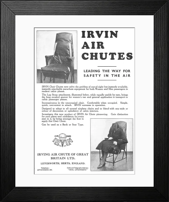 Framed Print : Irving Air Chutes - Leading The Way For Safety In The Air Framed Print : Irving Air Chutes - Leading The Way For Safety In The Air