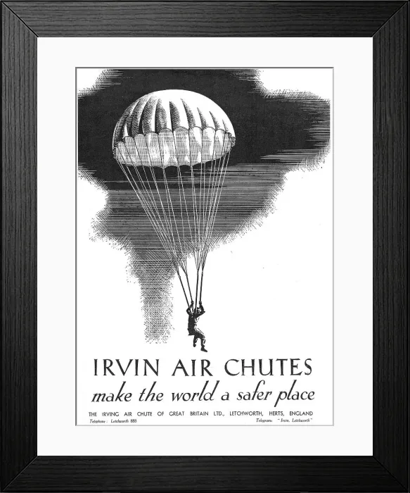 Framed Print : Irvin Parachutes - Irvin Air Chutes Framed Print : Irvin Parachutes - Irvin Air Chutes