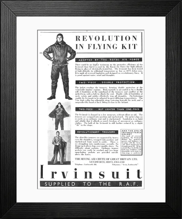 Framed Print : Irvin Parachutes Framed Print : Irvin Parachutes