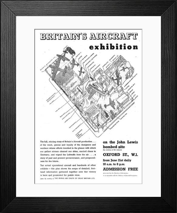 Framed Print : Irvin Air Chutes Supports Britains Aircraft Exhibition Framed Print : Irvin Air Chutes Supports Britains Aircraft Exhibition