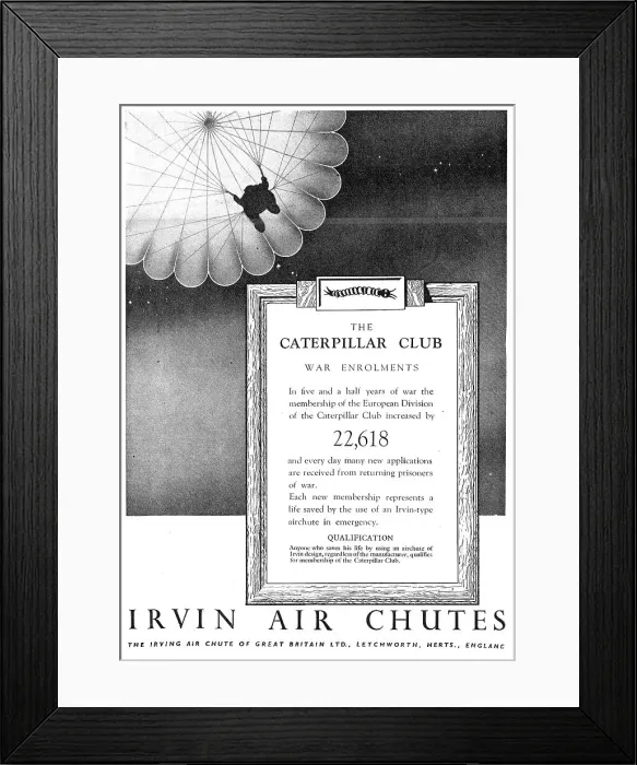 Framed Print : Irvin Parachutes Framed Print : Irvin Parachutes