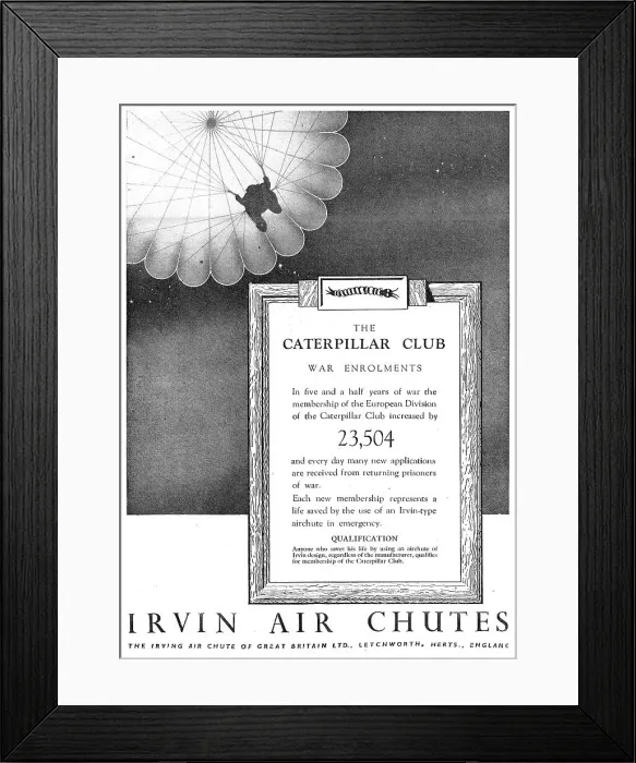 Framed Print : Irvin Parachutes Framed Print : Irvin Parachutes