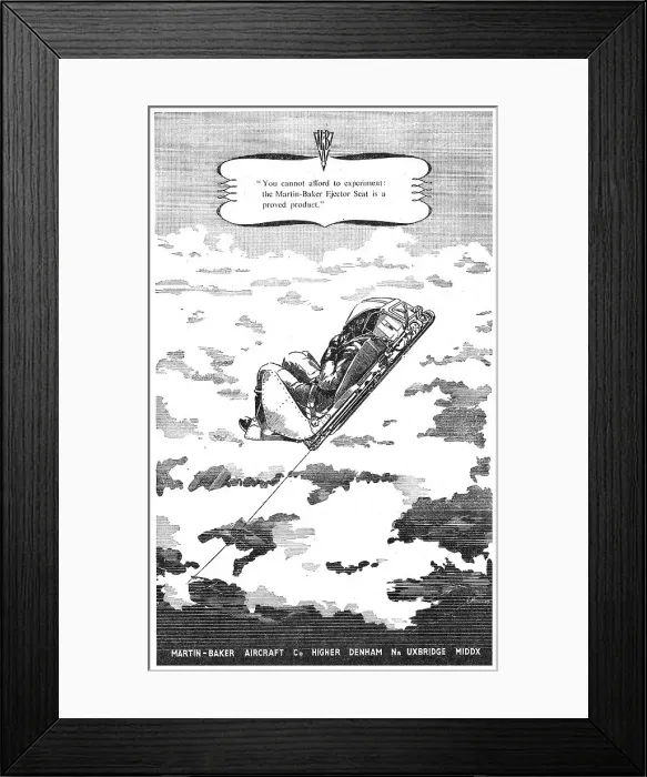 Framed Print : Martin-Baker Ejection Seats Framed Print : Martin-Baker Ejection Seats