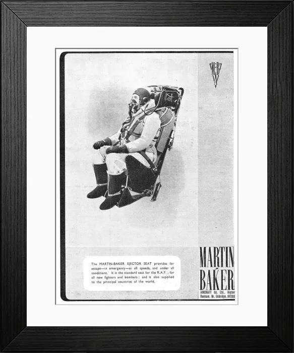 Framed Print : Martin-Baker Ejection Seats Framed Print : Martin-Baker Ejection Seats