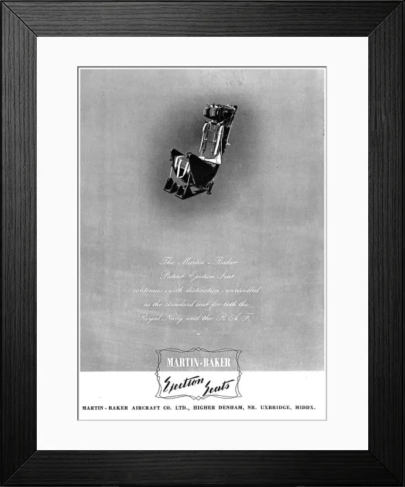 Framed Print : Martin-Baker Ejection Seats Framed Print : Martin-Baker Ejection Seats