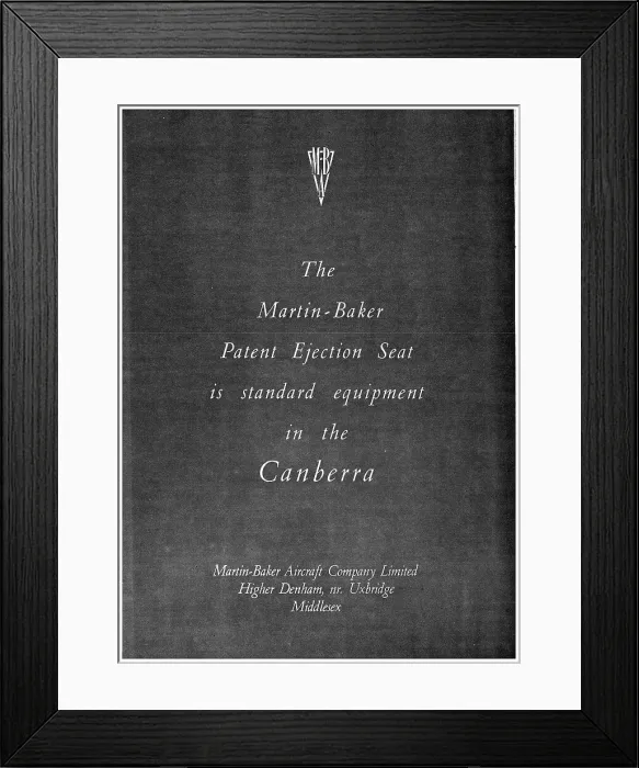 Framed Print : Martin-Baker Ejection Seats Framed Print : Martin-Baker Ejection Seats