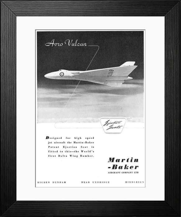 Framed Print : Martin-Baker Ejection Seats - Vulcan Framed Print : Martin-Baker Ejection Seats - Vulcan