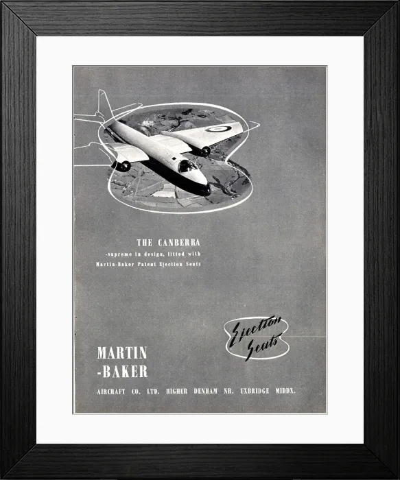 Framed Print : Martin Baker Ejection Seats Framed Print : Martin Baker Ejection Seats