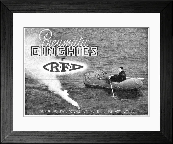 Framed Print : RFD Dinghies & Flotation Gear Framed Print : RFD Dinghies & Flotation Gear