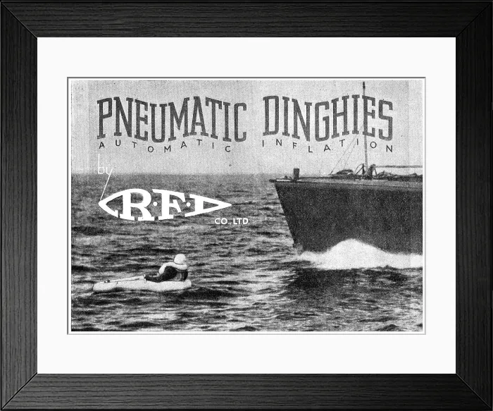 Framed Print : RFD Dinghies & Flotation Gear Framed Print : RFD Dinghies & Flotation Gear