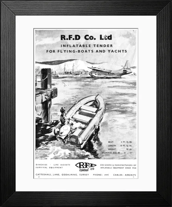 Framed Print : RFD Air-Sea Rescue Equipment Framed Print : RFD Air-Sea Rescue Equipment