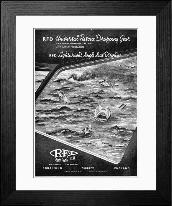 Framed Print : RFD Air-Sea Rescue Equipment Framed Print : RFD Air-Sea Rescue Equipment