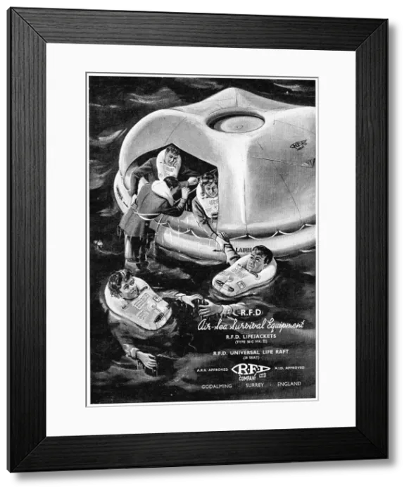 Framed Print : RFD Air-Sea Rescue Equipment Framed Print : RFD Air-Sea Rescue Equipment