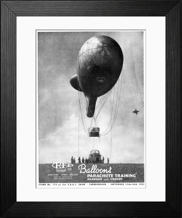 Framed Print : RFD Moored Balloons Framed Print : RFD Moored Balloons