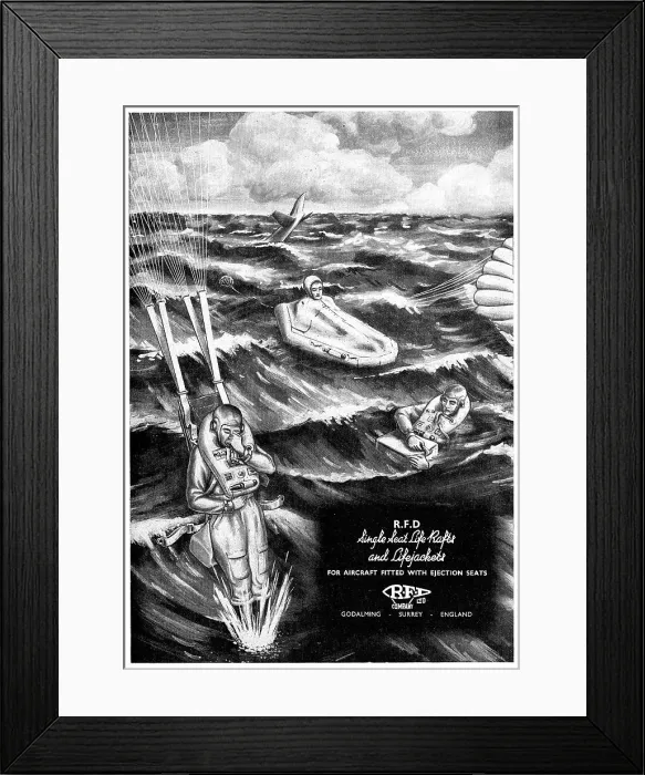 Framed Print : RFD Air-Sea Rescue Equipment Framed Print : RFD Air-Sea Rescue Equipment