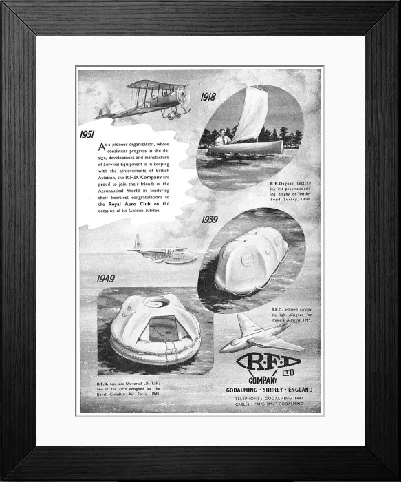 Framed Print : RFD Air-Sea Rescue Equipment Framed Print : RFD Air-Sea Rescue Equipment