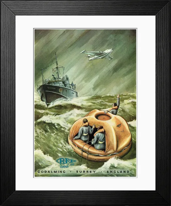 Framed Print : RFD - Liferafts Framed Print : RFD - Liferafts