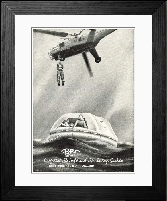 Framed Print : RFD - Life Raft Framed Print : RFD - Life Raft
