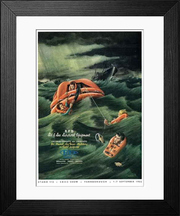 Framed Print : RFD - Liferaft Framed Print : RFD - Liferaft