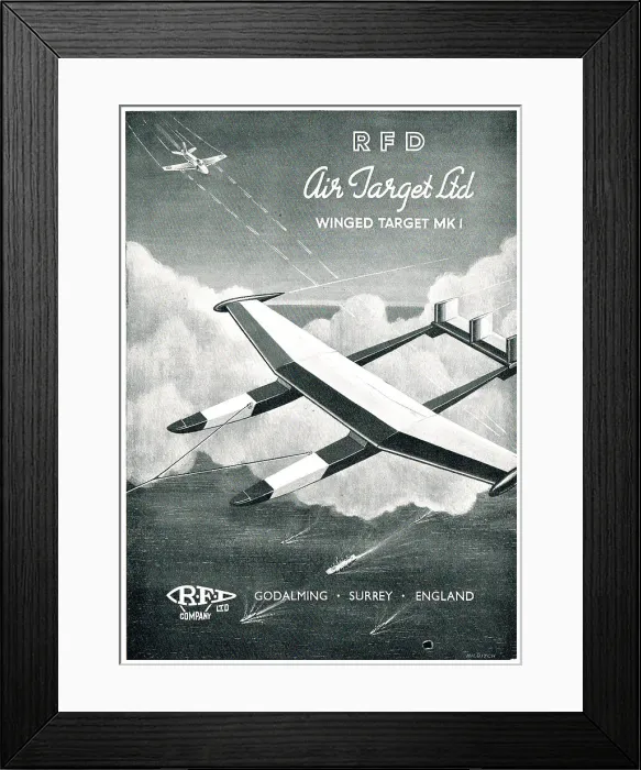 Framed Print : RFD - Winged Target Mk1 Framed Print : RFD - Winged Target Mk1