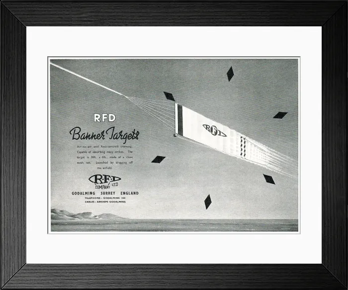 Framed Print : RFD Banner Targets Framed Print : RFD Banner Targets