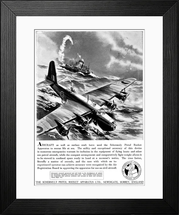 Framed Print : Schermuly Pyrotechnics - Pistol Rocket Appartatus Framed Print : Schermuly Pyrotechnics - Pistol Rocket Appartatus