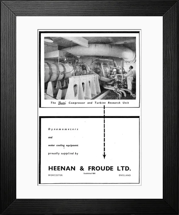 Framed Print : Heenan & Froude Dynamometers Framed Print : Heenan & Froude Dynamometers