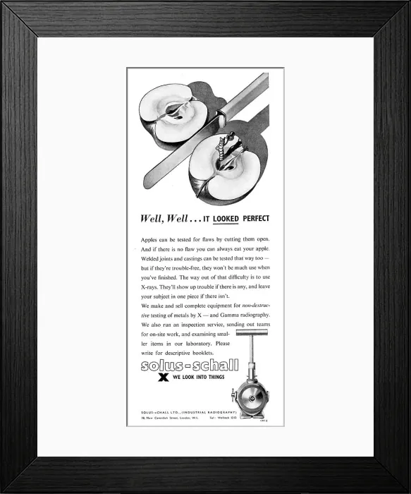 Framed Print : Solus-Schall Industrial Radiography. NDT X-Rays Gamma Rays Framed Print : Solus-Schall Industrial Radiography. NDT X-Rays Gamma Rays