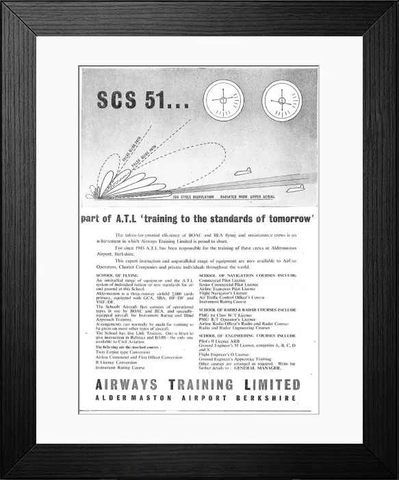Framed Print : Airways Training Aldermaston Professional Aircrew Courses Framed Print : Airways Training Aldermaston Professional Aircrew Courses