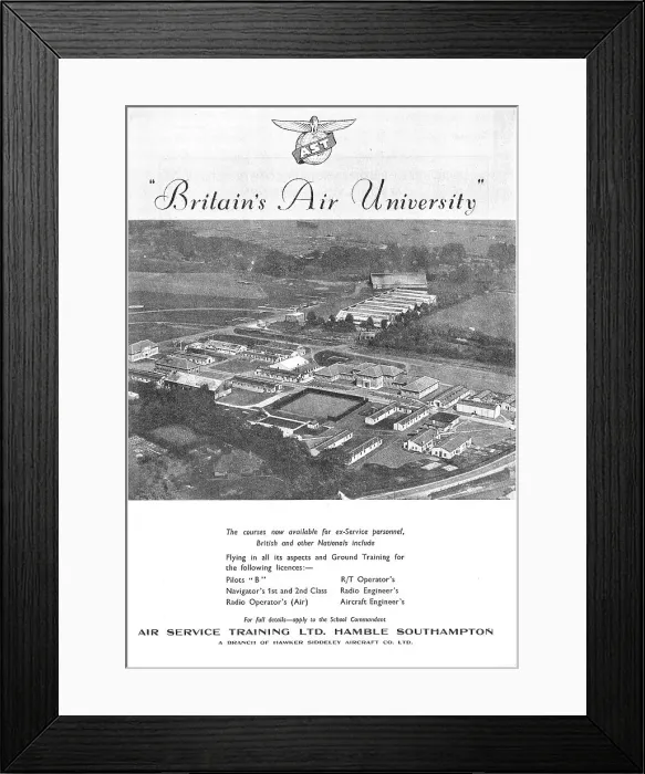 Framed Print : Air Service Training - Aircrew Training Framed Print : Air Service Training - Aircrew Training