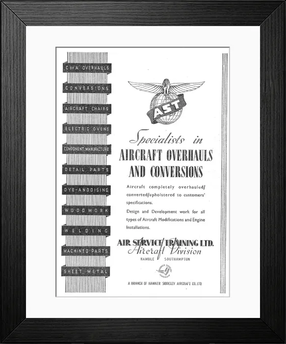 Framed Print : Air Service Training - Flying Training Framed Print : Air Service Training - Flying Training