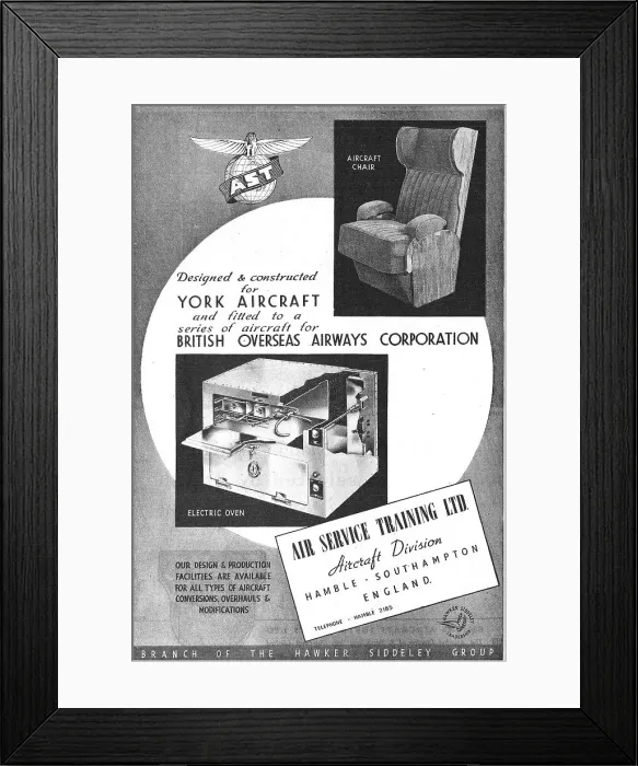 Framed Print : Air Service Training - Flying Training