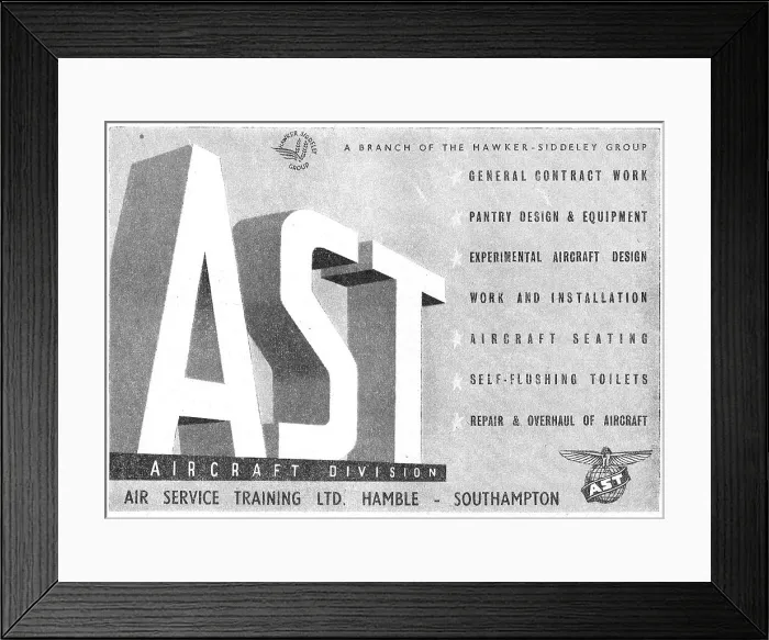 Framed Print : AST Air Service Training - Flying Training Framed Print : AST Air Service Training - Flying Training