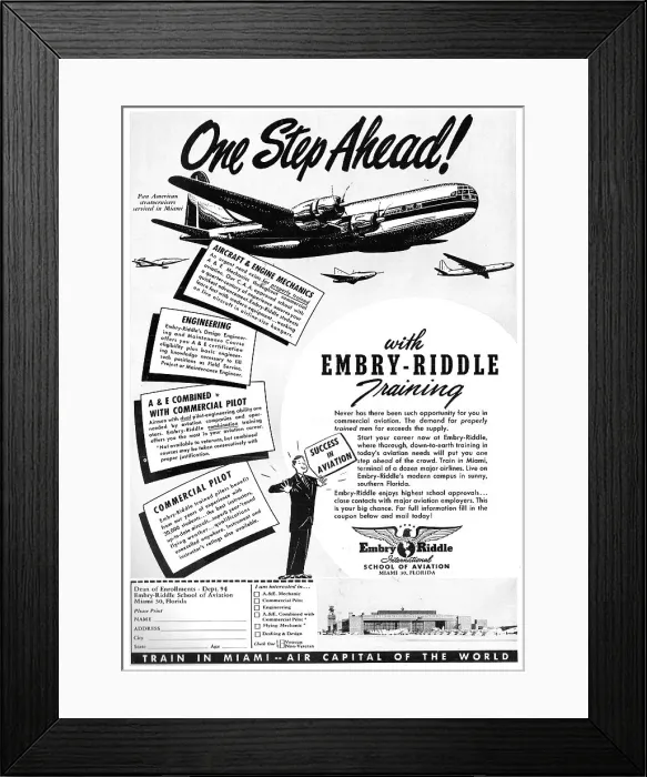 Framed Print : Embry-Riddle International School Of Aviation Framed Print : Embry-Riddle International School Of Aviation