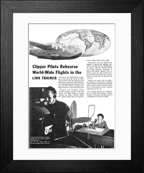 Framed Print : Link Trainer Framed Print : Link Trainer
