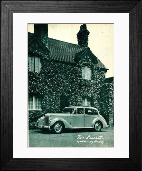 Framed Print : Armstrong Siddeley Lancaster Motor Car 1947 Framed Print : Armstrong Siddeley Lancaster Motor Car 1947