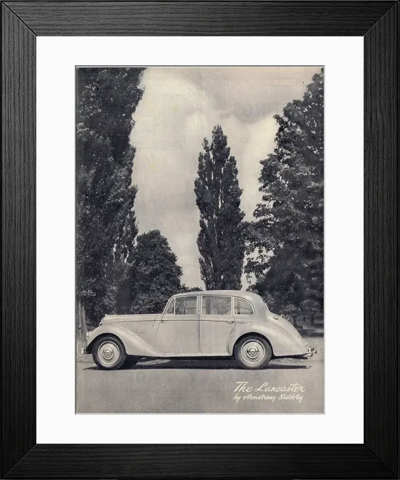 Framed Print : Armstrong Siddeley Lancaster Motor Car 1947 Advert Framed Print : Armstrong Siddeley Lancaster Motor Car 1947 Advert