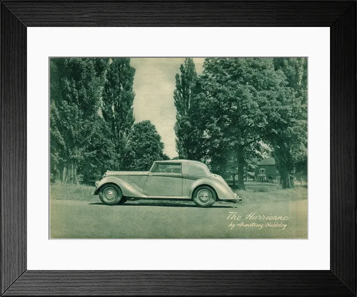 Framed Print : Armstrong Siddeley Hurricane Motor Car 1947 Framed Print : Armstrong Siddeley Hurricane Motor Car 1947